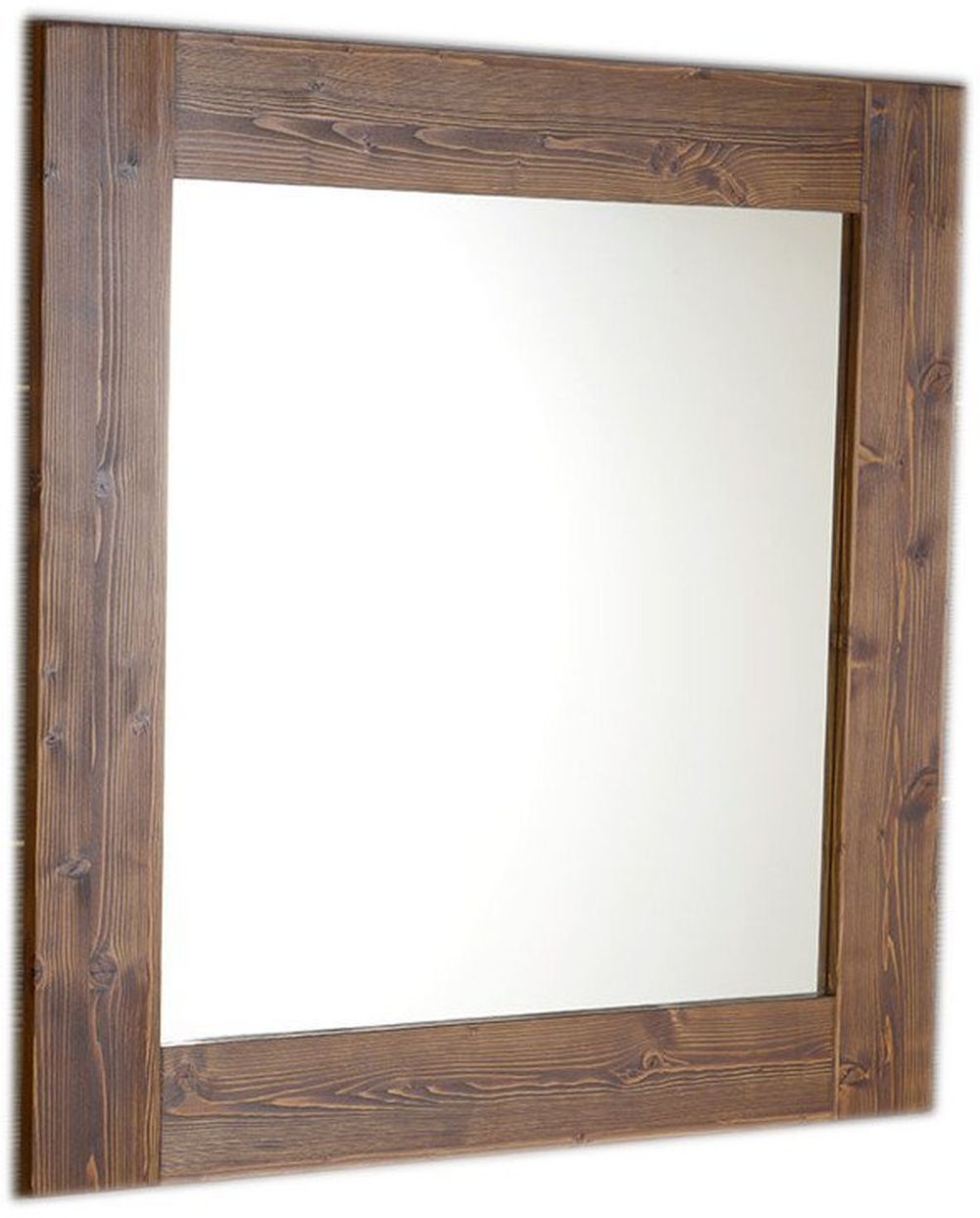 Darmowa Dostawa - Lustro 80x80 cm kwadratowe drewno Sapho Brand BA051S