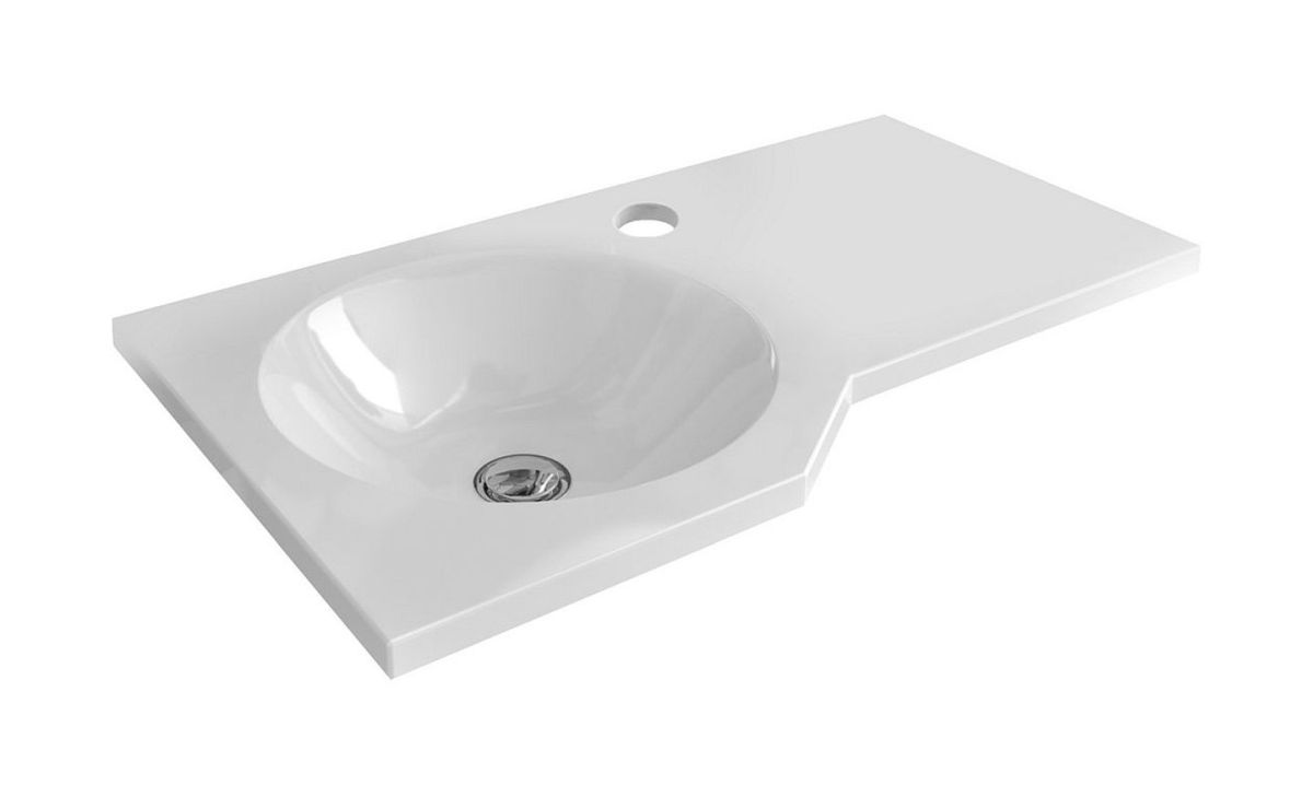 Darmowa Dostawa - Umywalka 60x34.5 cm narożna ścienna biała Excellent Be Spot CEEX2301600WH