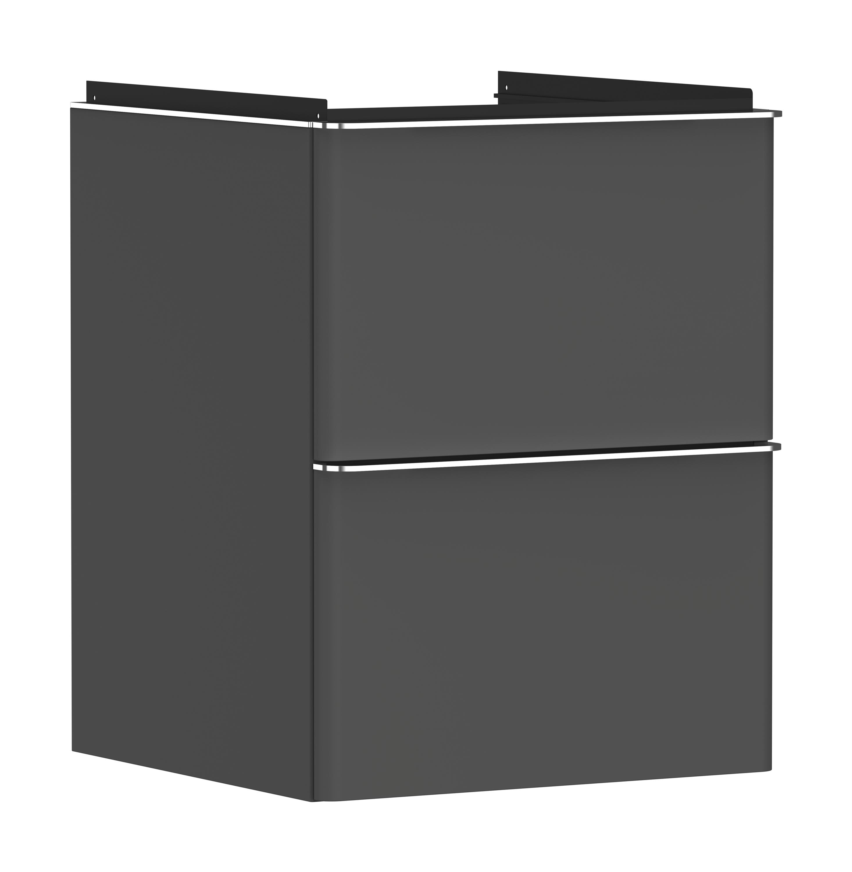 Darmowa Dostawa - Szafka 48x49.5x60.5 cm podumywalkowa wisząca szara Hansgrohe Xelu Q 54020000