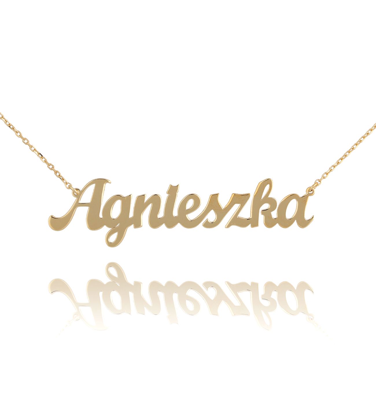 Naszyjnik złoty AGNIESZKA - By Dziubeka