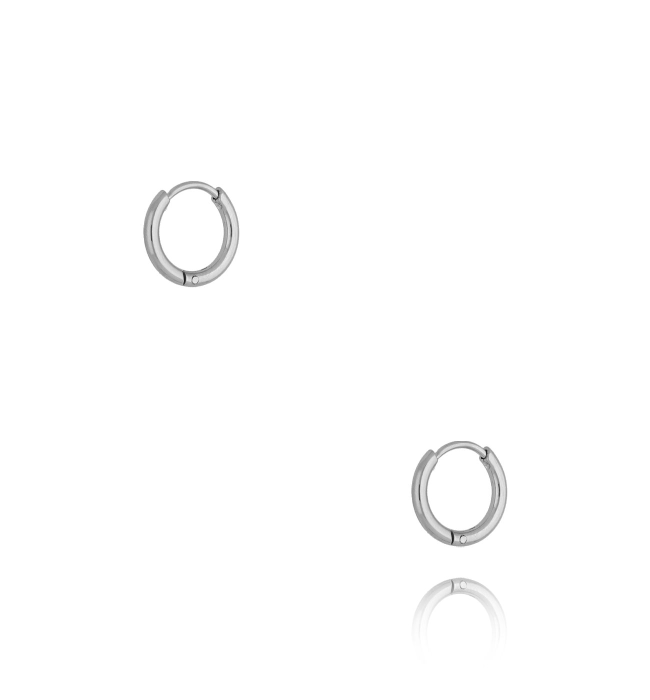 Kolczyki srebrne małe kółeczka Basic Hoop KSA0154