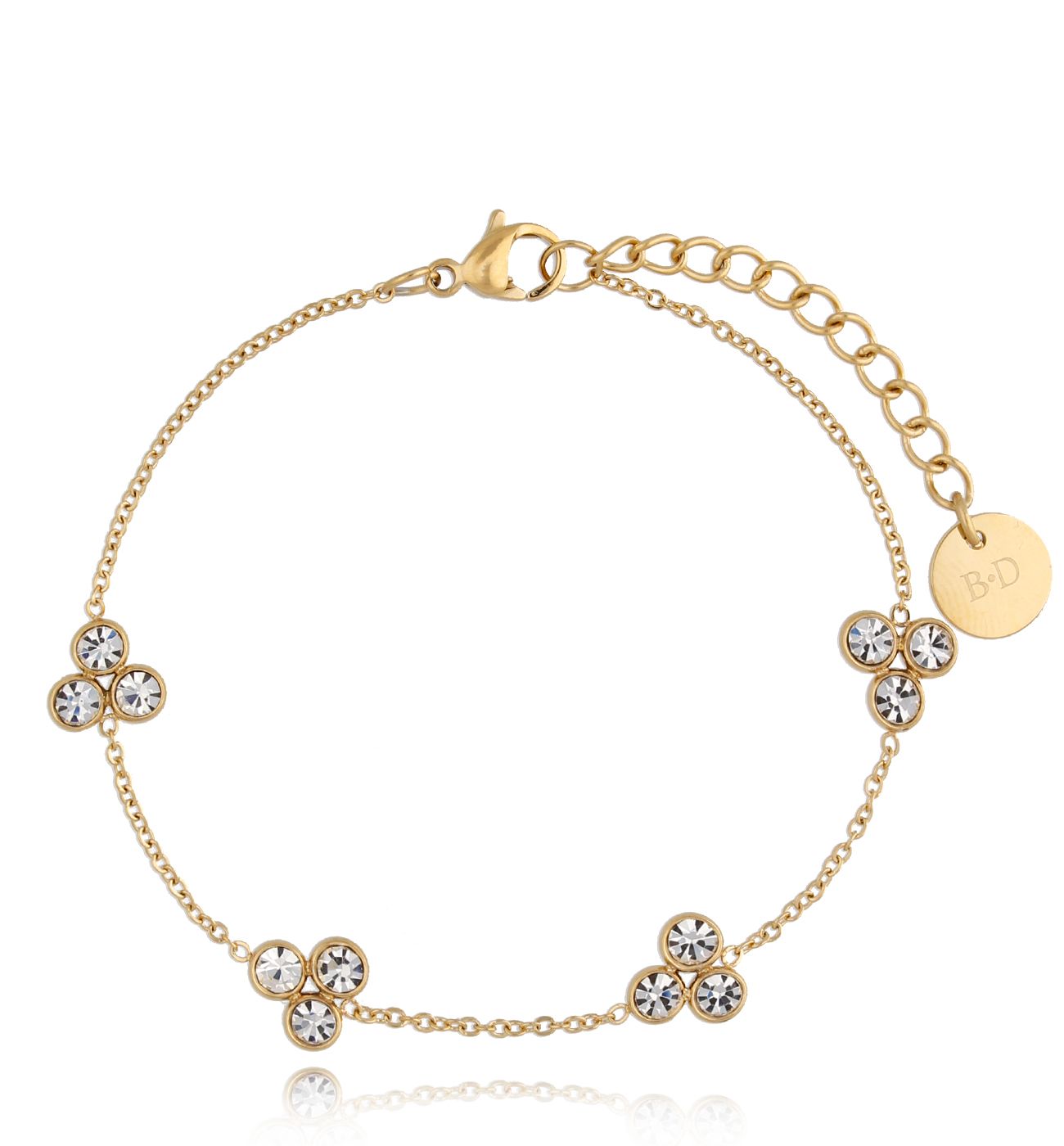 Bransoletka złota z cyrkoniami Goldie BSA0326