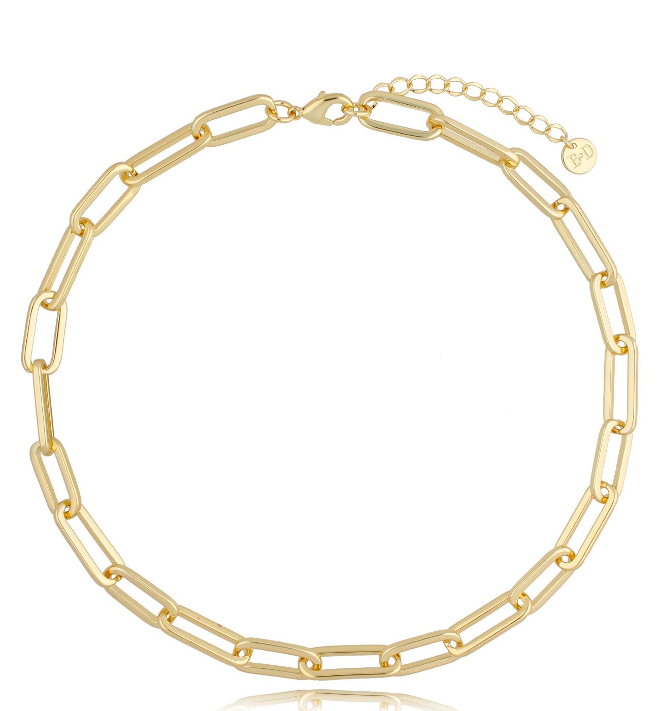 Naszyjnik złoty łańcuch Basic Chain - By Dziubeka