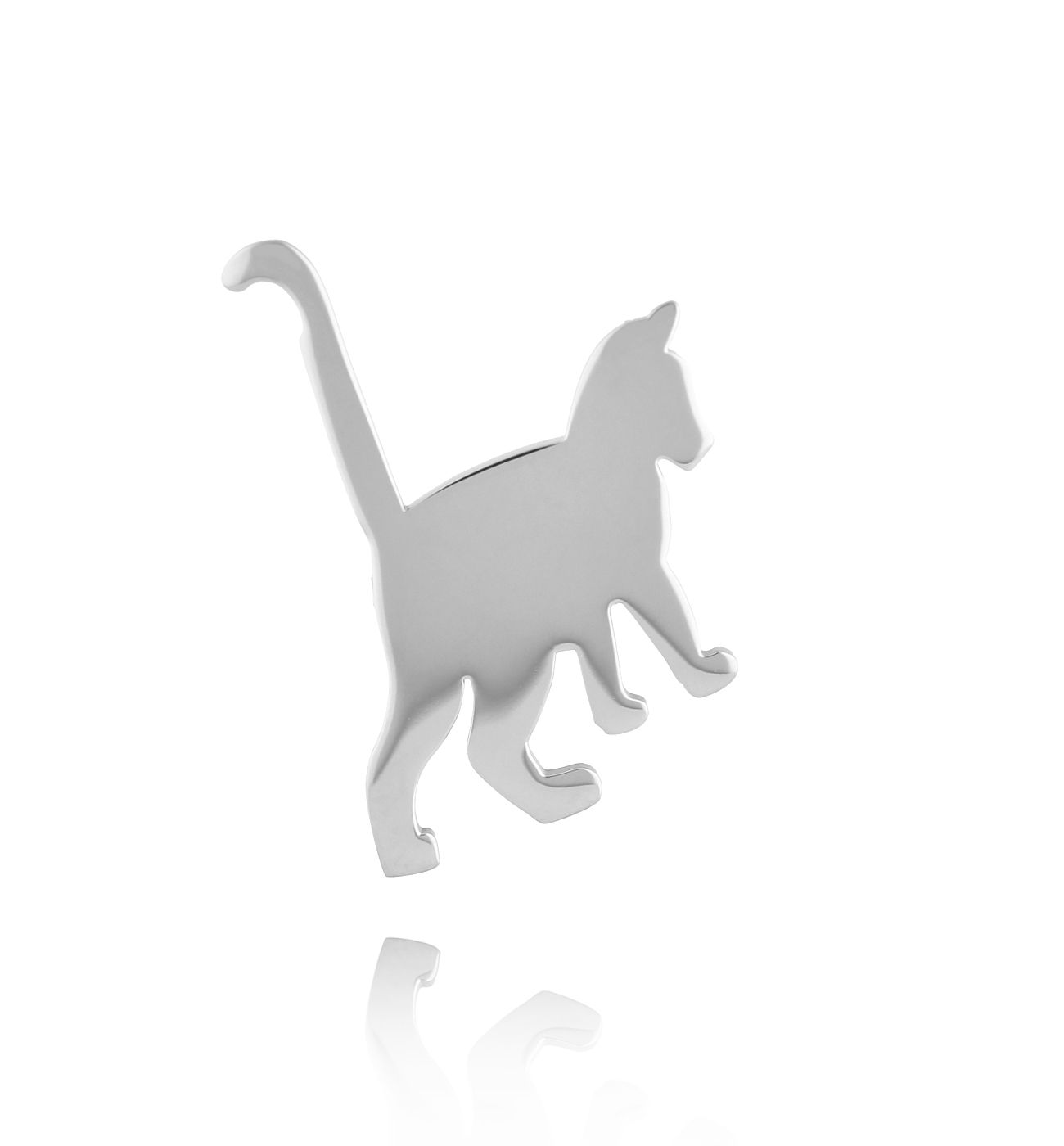 Broszka srebrna z kotkiem Minou BRSA0003