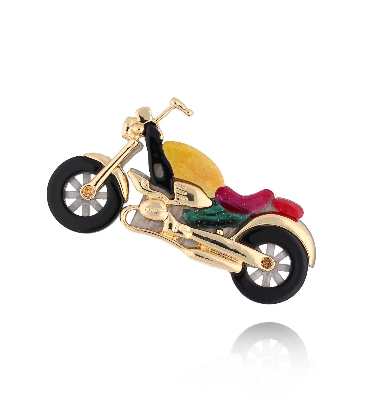 Broszka z motocyklem Motorbike BRZA0038 - By Dziubeka