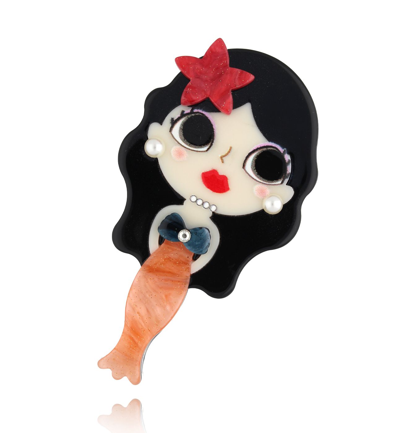 Broszka z syreną Mermaid BRZA0090