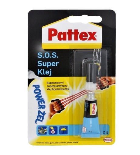 PATTEX KLEJ UNIWERSALNY S.O.S. ŻEL PATTEX 2G - Petrostar