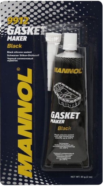 MANNOL SILIKON WYSOKOTEMP. CZARNY 85G - Petrostar