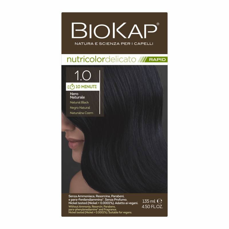 Farba Biokap Delicato Rapid, 1.0 Naturalna Czerń