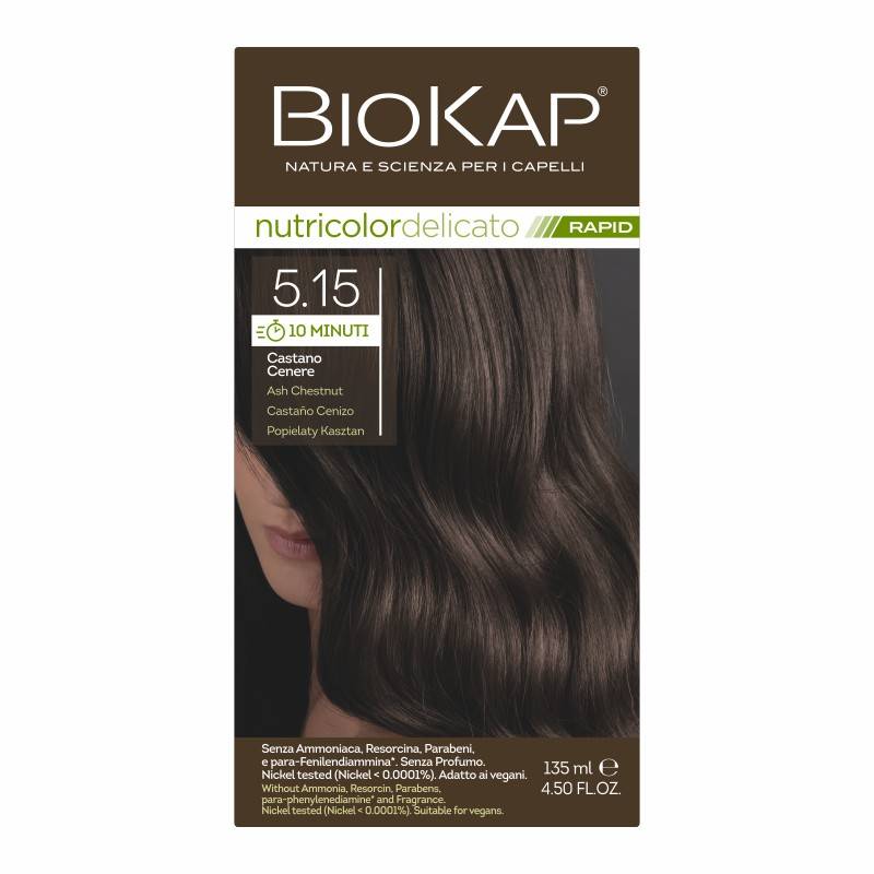 Farba Biokap Delicato Rapid, 5.15 Popielaty Kasztan