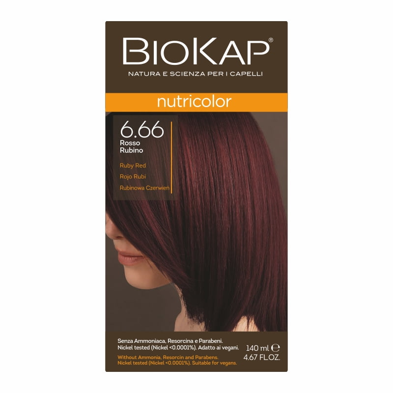 Farba Biokap Nutricolor, 6.66 Rubinowa Czerwień