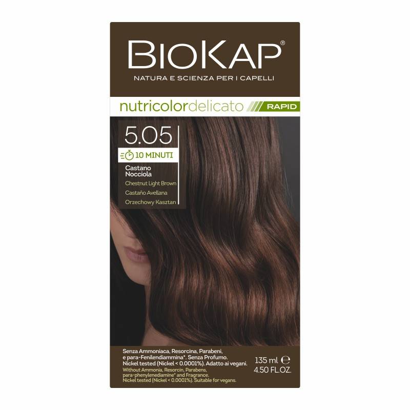 Farba Biokap Delicato Rapid, 5.05 Orzechowy Kasztan