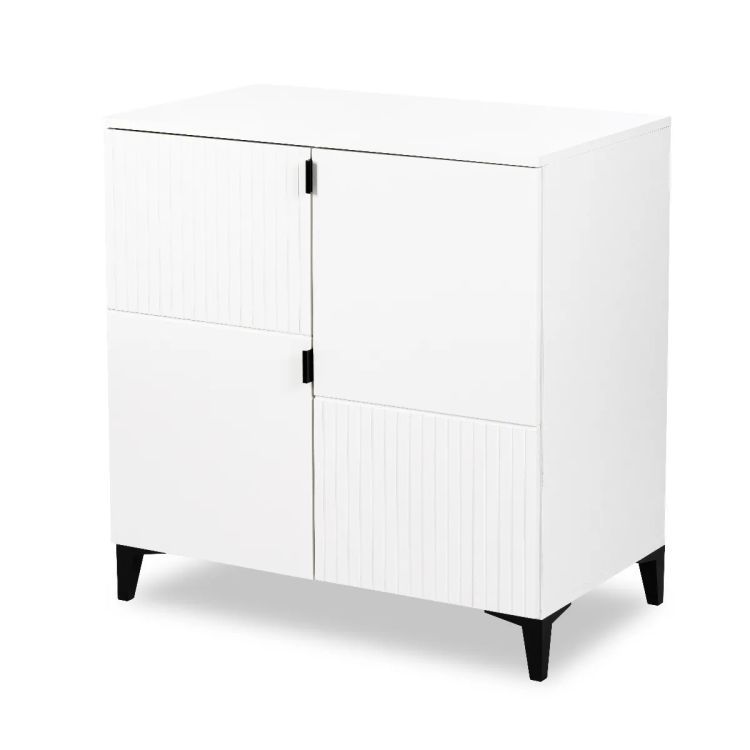 Komoda Little Sky dla dzieci MIA MINI 80 biała/czarna 1 szt