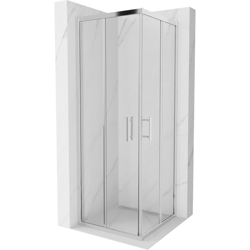 Kabina prysznicowa kwadratowa Mexen Rio transparent chrom 860-070-070-01-00 1 szt.