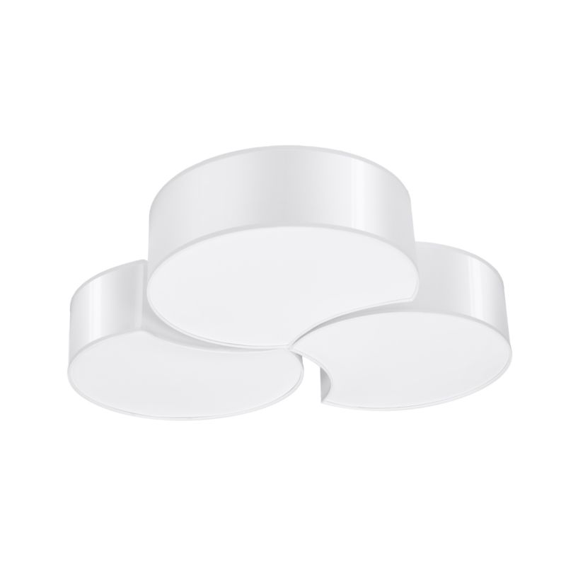 Plafon Sollux Lighting CIRCLE 3B biały 1 szt.