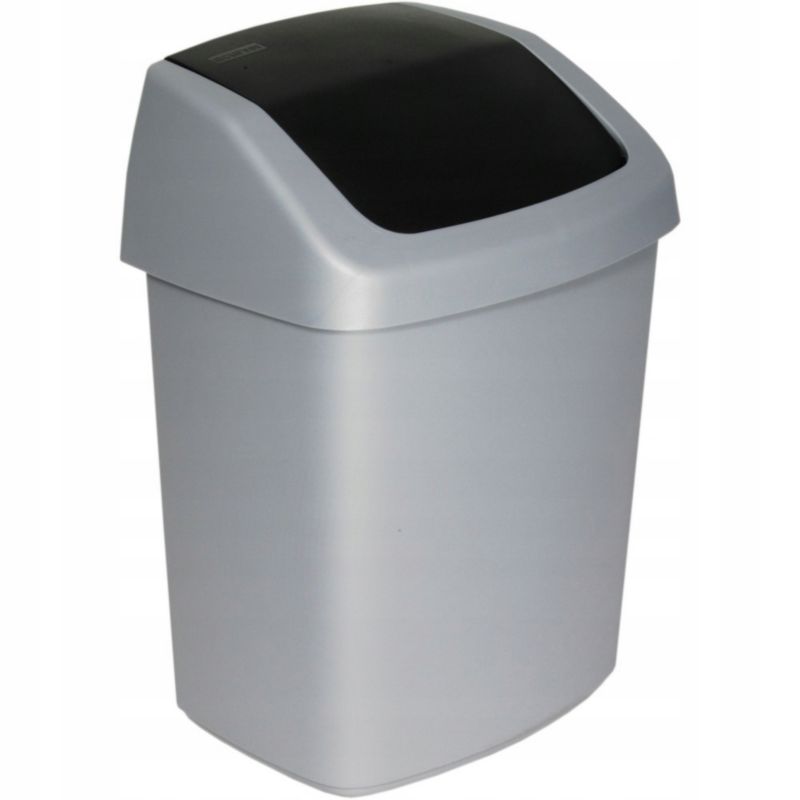Kosz na śmieci Curver Swing Top ciemnoszary 15L