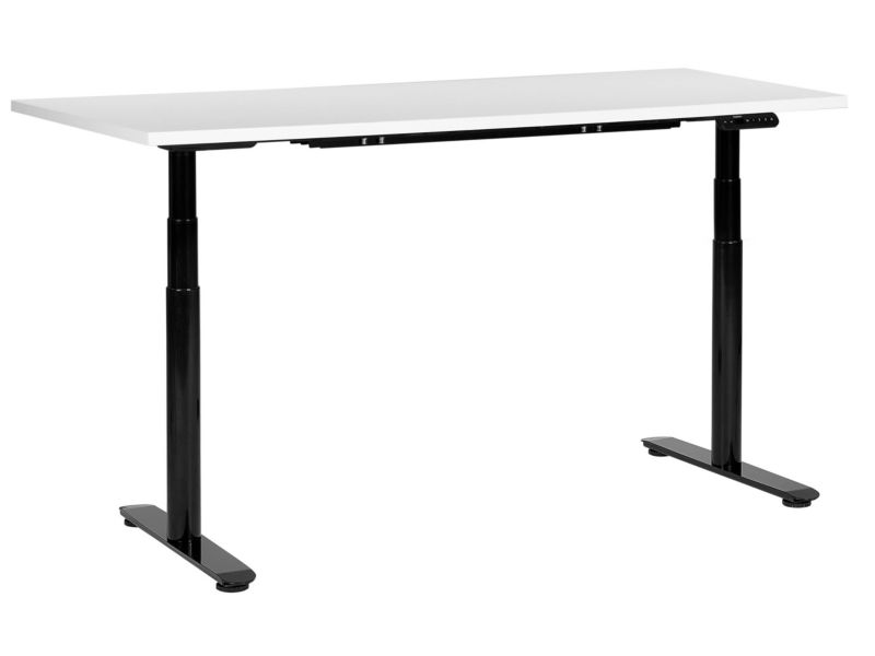 Biurko regulowane Elektryczny Biały Destinas 160 x 72 cm 1 szt.