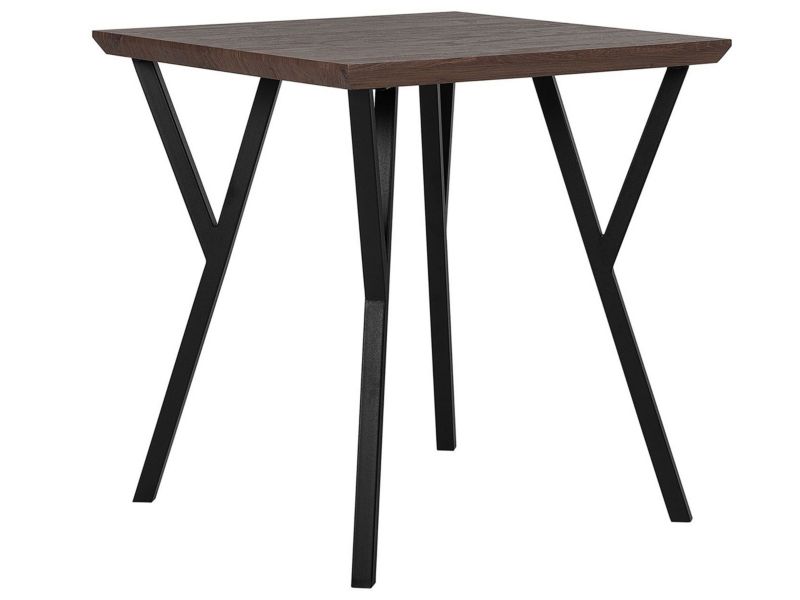 Stół do jadalni Bravo 70 cm 70 cm Imitacja drewna Ciemne drewno 1 szt.
