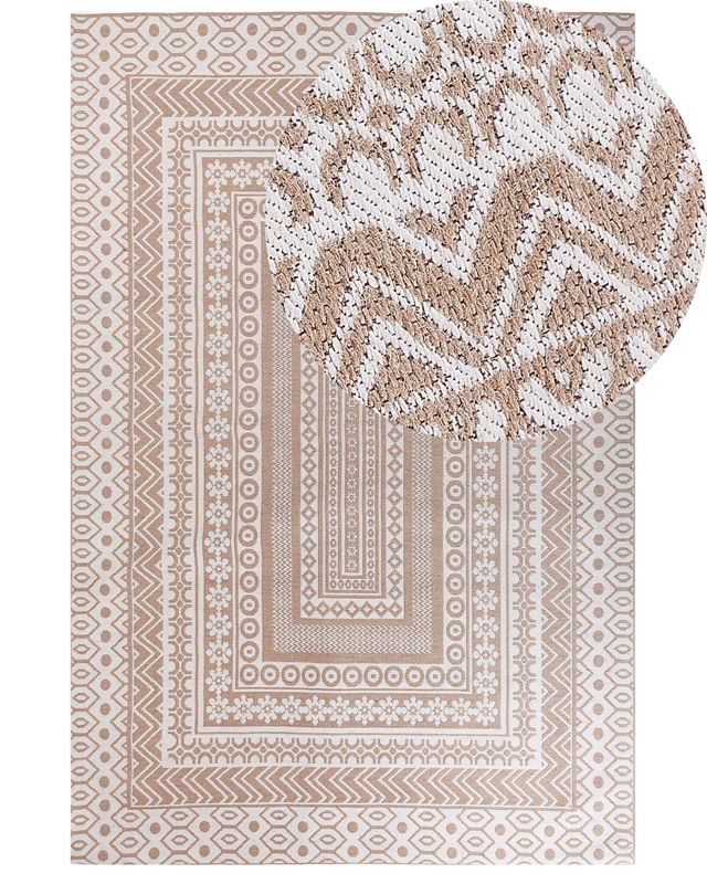 Dywan 200 x 300 cm beżowo-biały Baglar 1 szt.