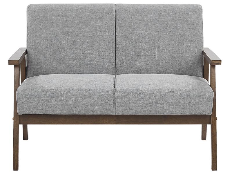 Sofa 2-osobowa szara Asnes 1 szt.
