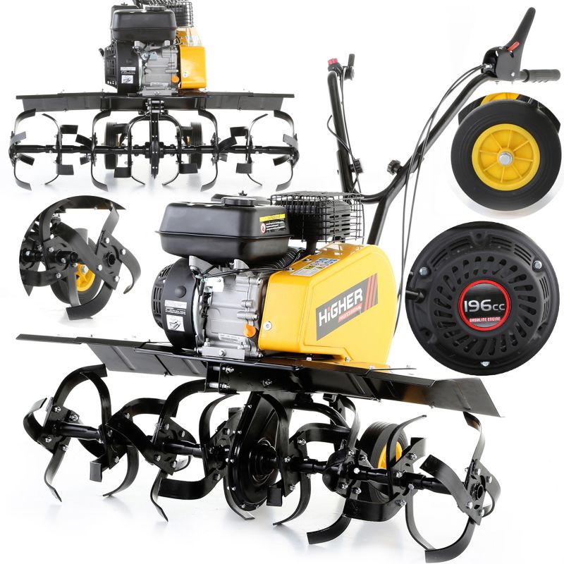 Glebogryzarka spalinowa kultywator aerator HIGHER 100cm 196cc silnik LONCIN 1szt.