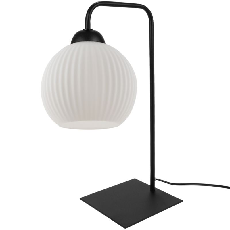 Lampa stołowa nocna Light Home LH Riffle Kula 1x E27 60W czarny 1szt.