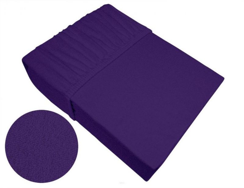Prześcieradło Greno z gumką frotte Bielbaw 220x200 śliwka 175 g/m2 Premium 1 szt