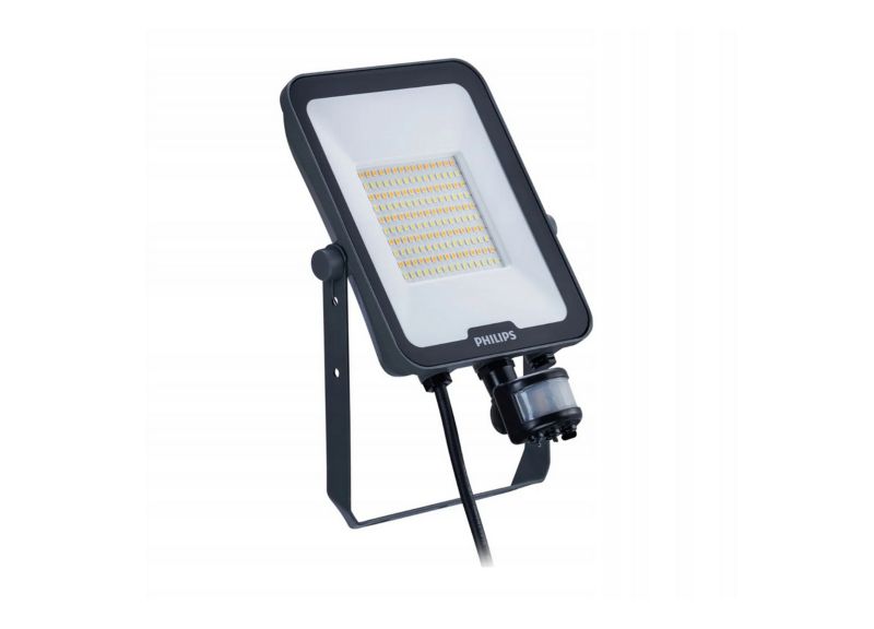Naświetlacz LED Philips 50W 3000/4000/6500K 5500/6000lm symetryczny z czujnikiem ruchu BVP167 IP65 Ledinaire 1 szt