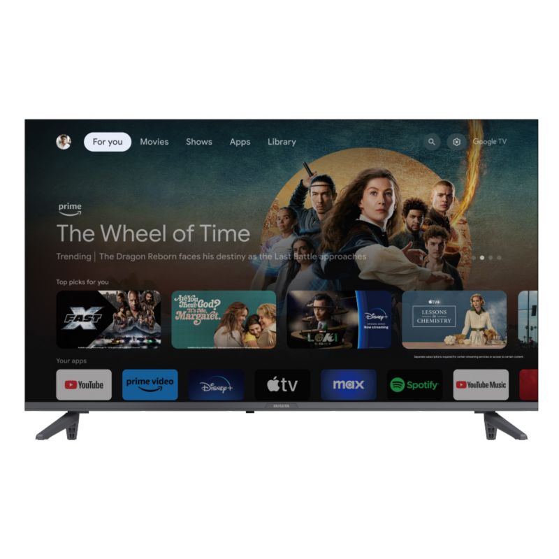 Telewizor 32" AIWA 2K LED 60Hz DolbyAudio GoogleTV Czarny 1szt.