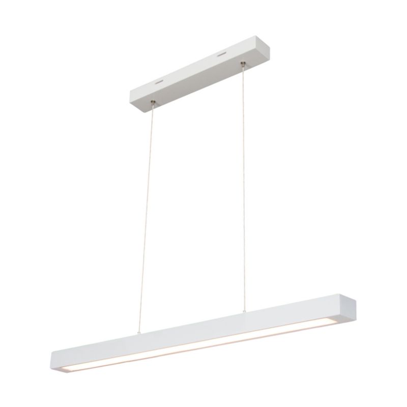 Drewniana Lampa Wisząca SPOT Lightl 2xLED 22.5W Drewno Bukowe Białe FSC, Ściemniacz Dotykowy, 1 szt.