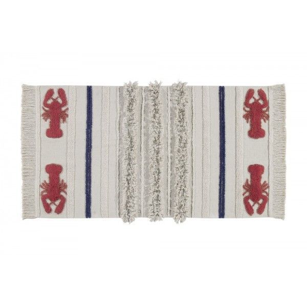 Dywan Lorena Canals MINI LOBSTER 80x140 beżowy/czerwony 1 szt