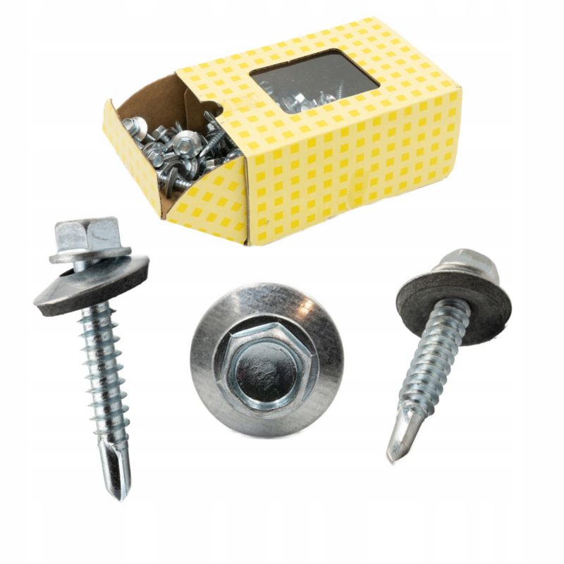 Wkręty PGB samowiercące blachowkręt z EPDM 5,5x32 mm 100 szt.