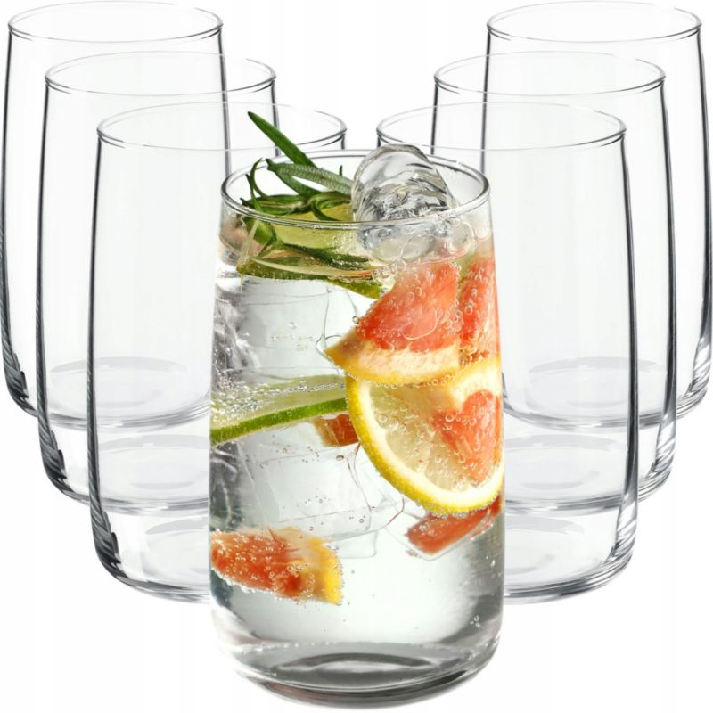 Szklanki KADAX Zestaw 8 szklanek Do Napojów Drinków 480ml 8 szt.