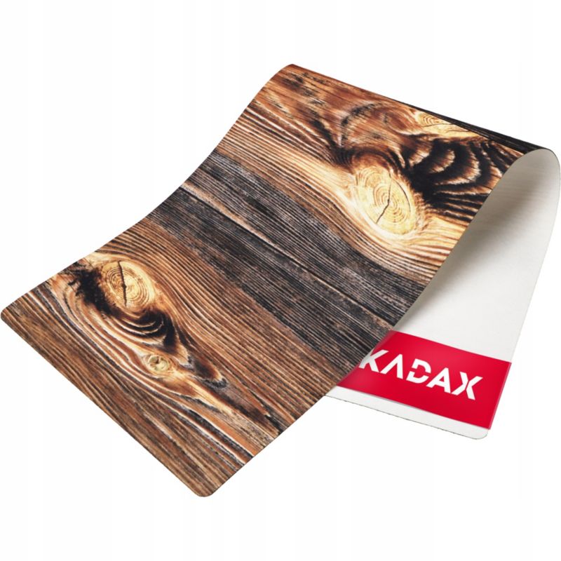 KADAX Bieżnik Obrus Plamoodporny Na Stół Filc 95x33 cm Drewno 3 Brązowy 1 szt.