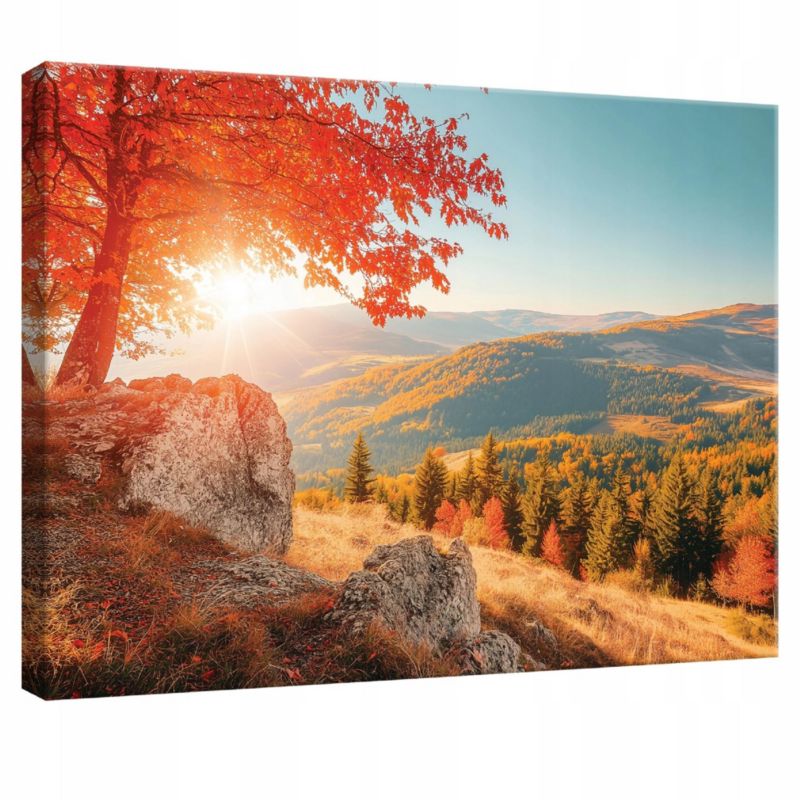 Obraz Na Płótnie WALLARENA 100x70 cm Do Sypialni Salonu Natura Krajobraz 1 szt.