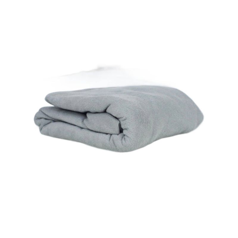 Prześcieradło gumka jersey Kam-Pol bawełna premium 200x220 szary 1 szt.