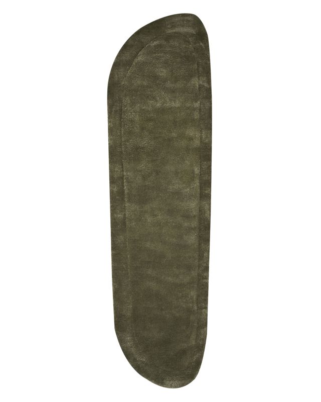 Dywan z wiskozy 80 x 250 cm ciemnozielony Berani 1 szt.