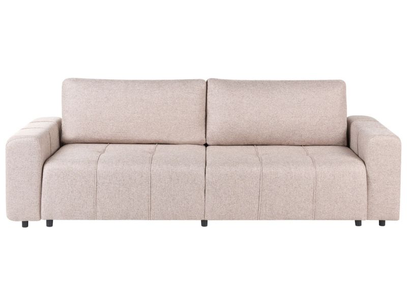Sofa trzyosobowa Innvik Jasnobrązowy Tkanina 1 szt.