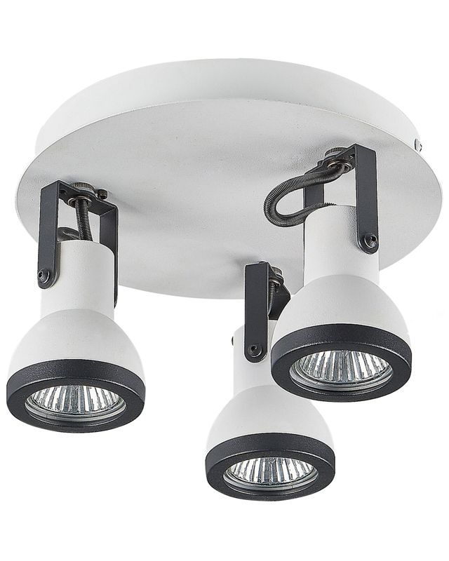 Lampa spot 3-punktowa Baro Regulowana Metal Biały 1szt.