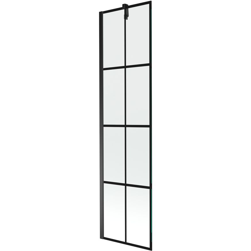 Parawan nawannowy Mexen Next czarny wzór 50 x 150 cm 1 szt.