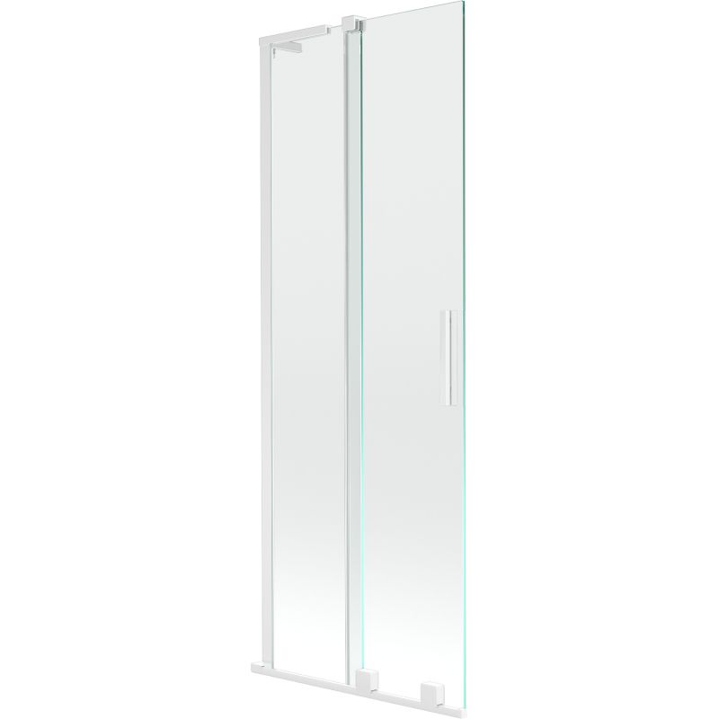 Parawan nawannowy Mexen Velar L biały transparent 70x150 cm 1 szt.