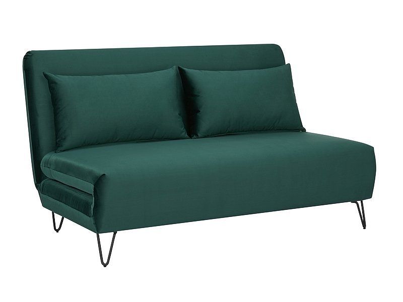 Sofa Signal rozkładana z funkcją spania ZENIA VELVET zielona 1 szt
