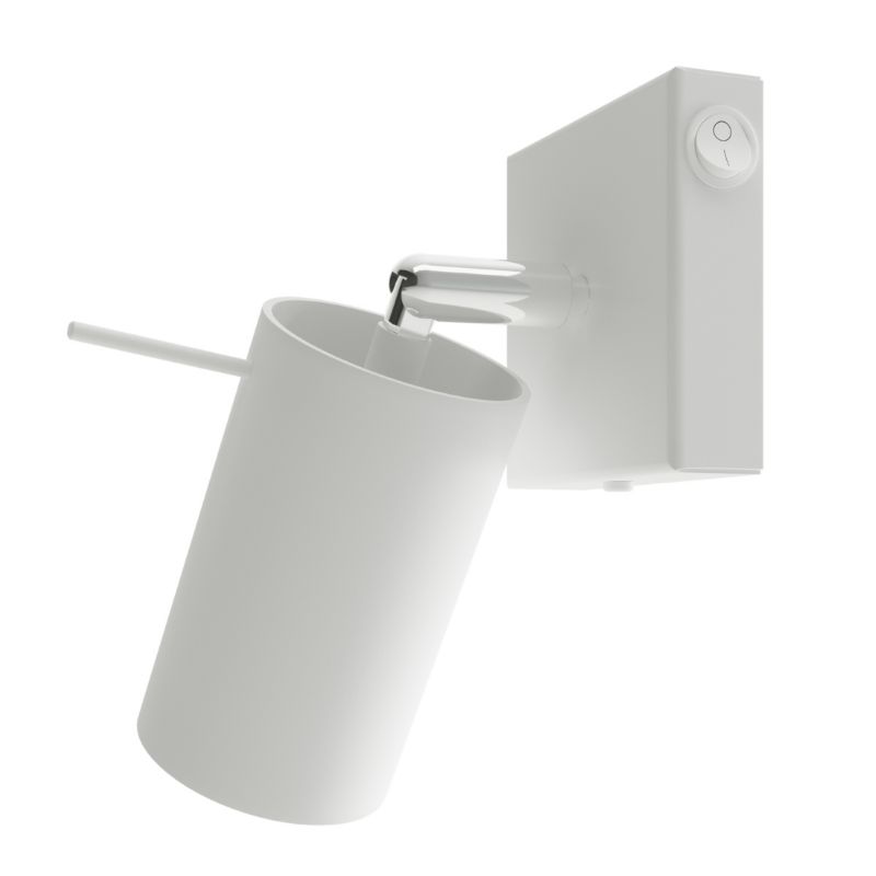 Kinkiet Sollux Lighting RING biały z włącznikiem 1 szt.