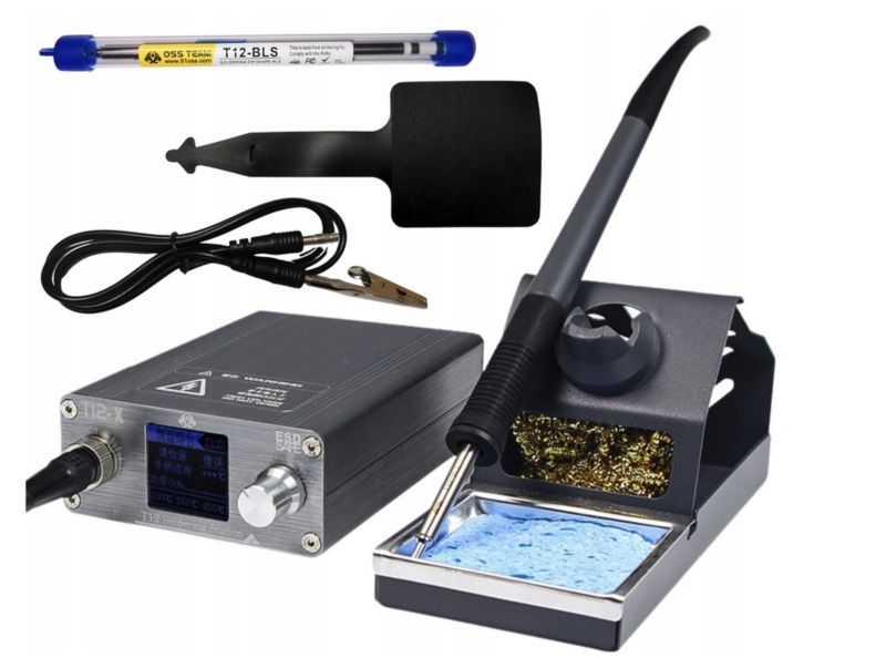 Stacja lutownicza OSS TEAM T12-X 75W + grot T12-BLS 1 kpl.