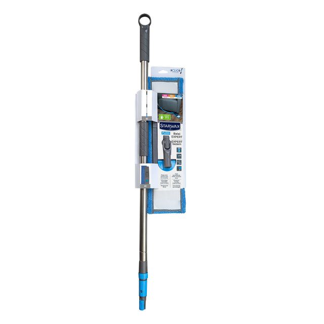 Mop płaski Starwax Expert Flexi, Click System X1 mikrofibra z elastycznym drążkiem 1 szt.