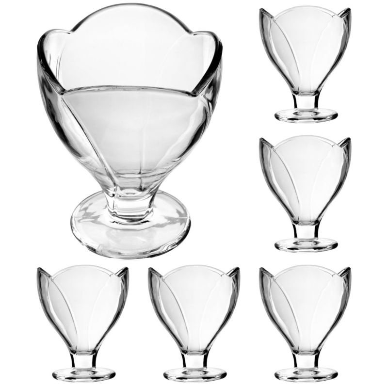 Pucharki Do Deserów KADAX Szklane 300ml 6szt
