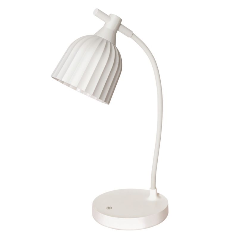 Lampa stołowa LED LightLogic LL NICA DIM CCT W 66369 biurkowa dla dzieci biała nocna USB 1 szt.