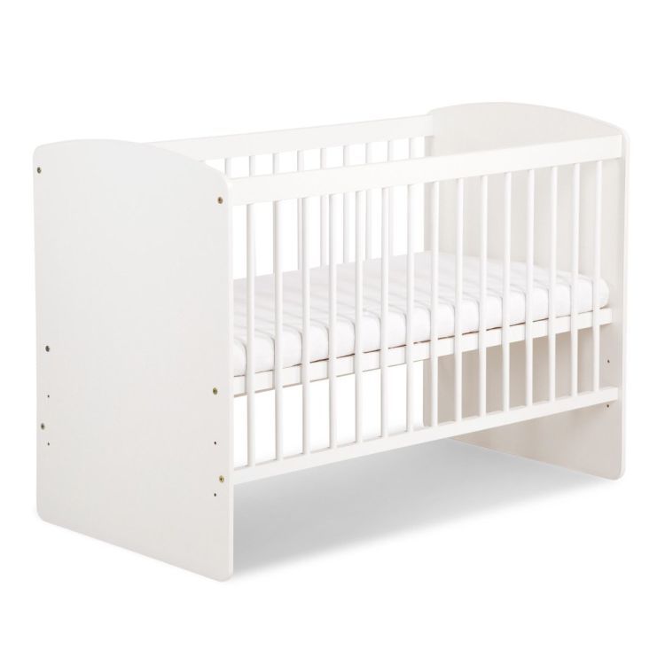 Łóżeczko Little Sky dziecięce KAROLINA II 120x60 białe 1 szt