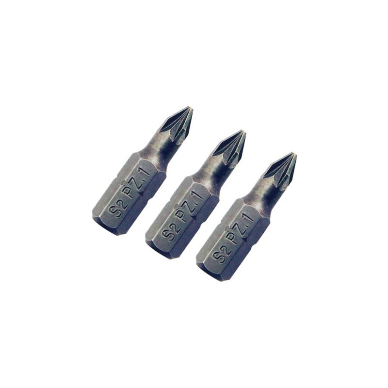 Zestaw bitów Universal fit 25 mm PZ1 3 szt.