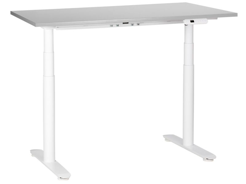 Biurko regulowane Elektryczny Jasnoszary Destinas 120 x 72 cm 1 szt.